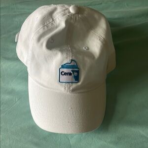 CeraVe x Nautica White Cap with Blue Logo - Not sold in store!!